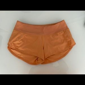 Lululemon Speed Up Short 2.5” Orange
